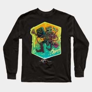 Gelatinous Cube D&D Monster Graffiti Long Sleeve T-Shirt